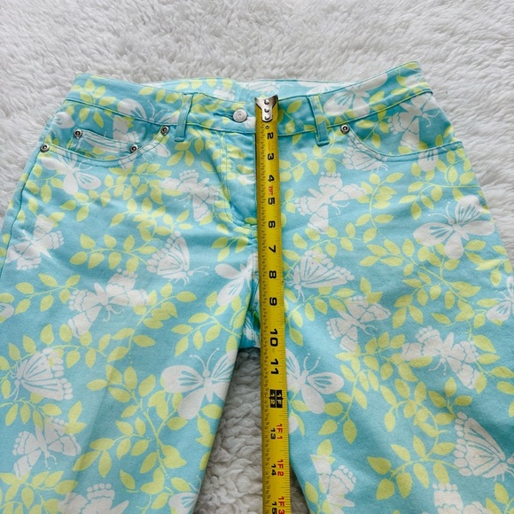 Lilly Pulitzer Butterflies/Leaves Print Cropped Pants size 4 - Picture 12 of 12